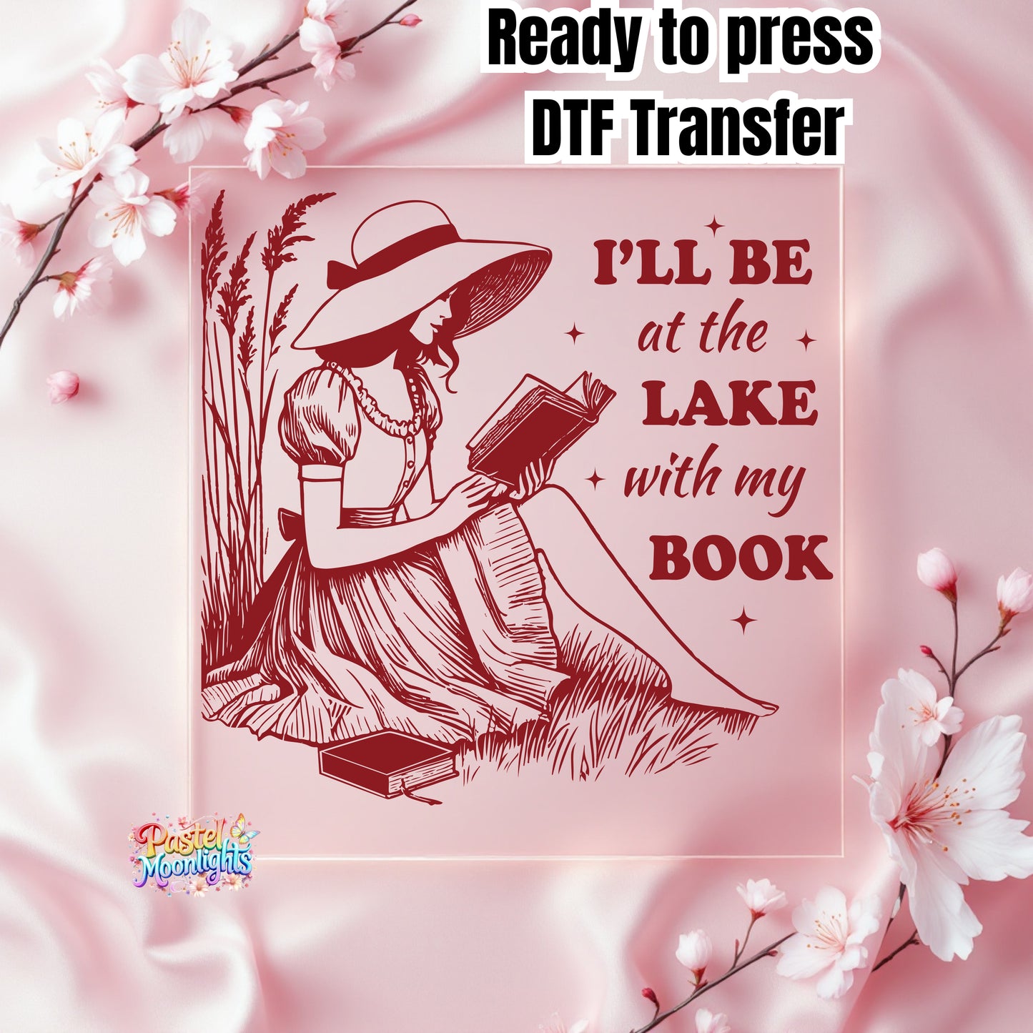 I'll be at the lake with my book DTF Print Ready to Press