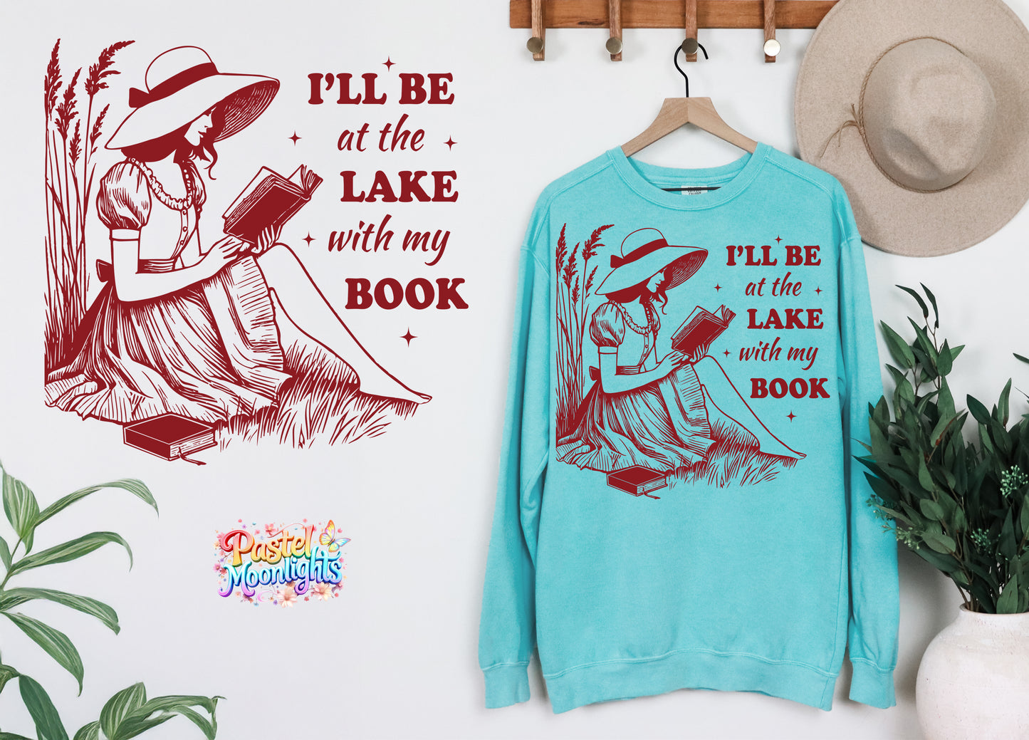 I'll be at the lake with my book DTF Print Ready to Press