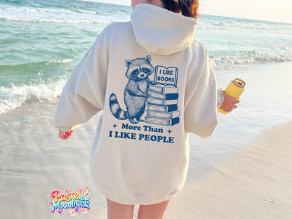 I like books more than i like people DTF Print Ready to Press