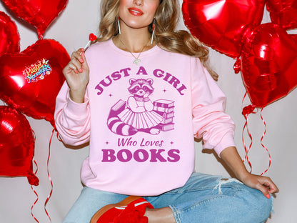 Just a girl who loves books DTF Print Ready to Press
