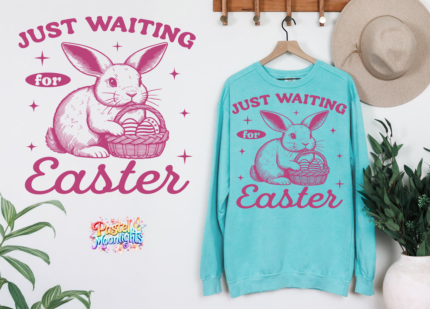 Just waiting for easter 1 DTF Print Ready to Press