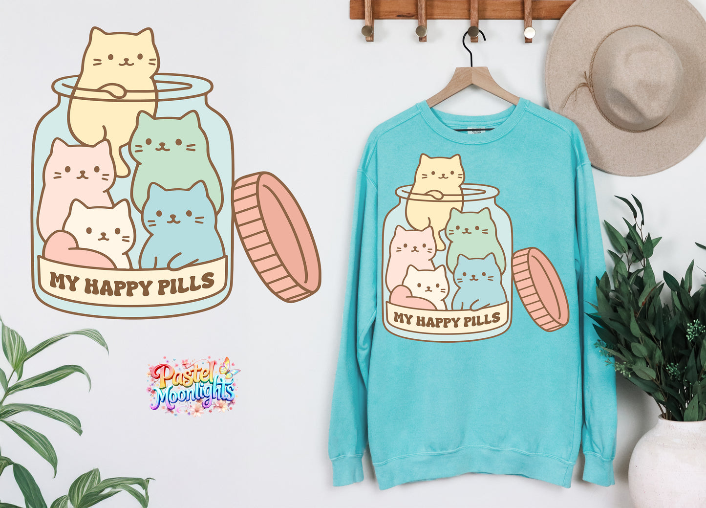 My happy pills DTF Print Ready to Press