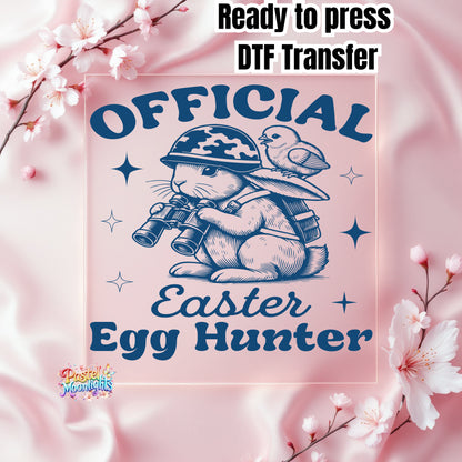 Official easter egg hunter DTF Print Ready to Press