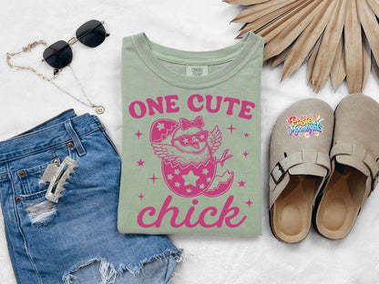 One cute chick DTF Print Ready to Press