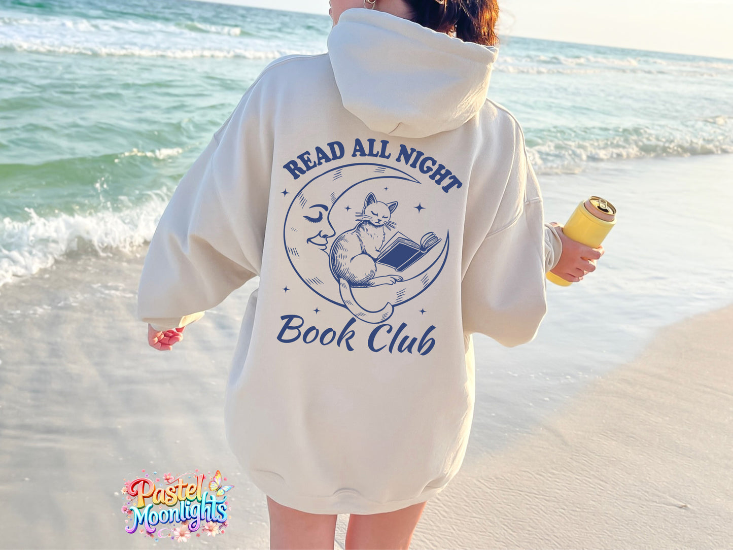 Read all night book club DTF Print Ready to Press