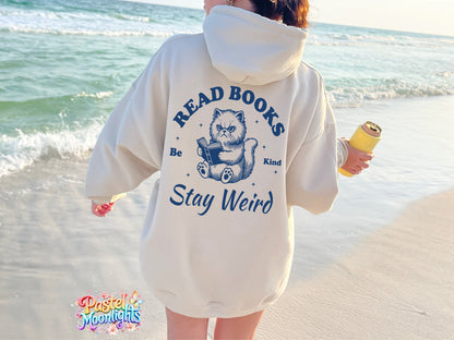 Read books be kind stay weird DTF Print Ready to Press