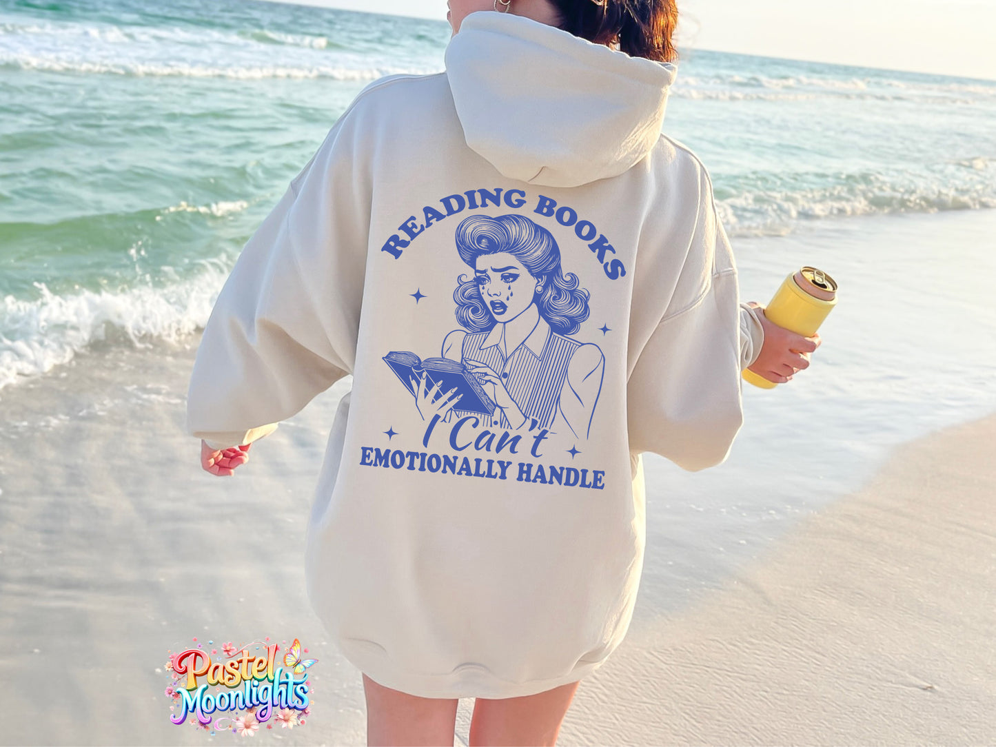 Reading books i can't emotionally handle DTF Print Ready to Press