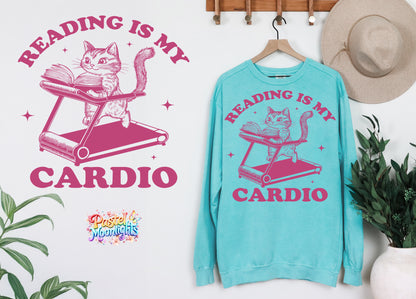 Reading is my cardio DTF Print Ready to Press