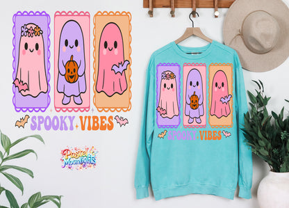 Spooky vibes DTF Print Ready to Press